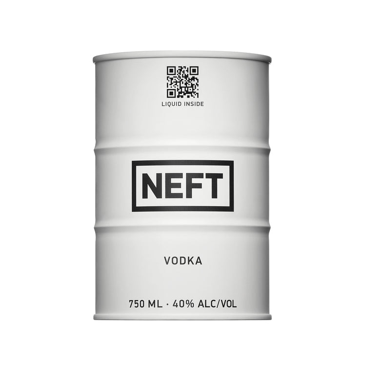 Neft Vodka 80 White Barrel Packaging - 750ML