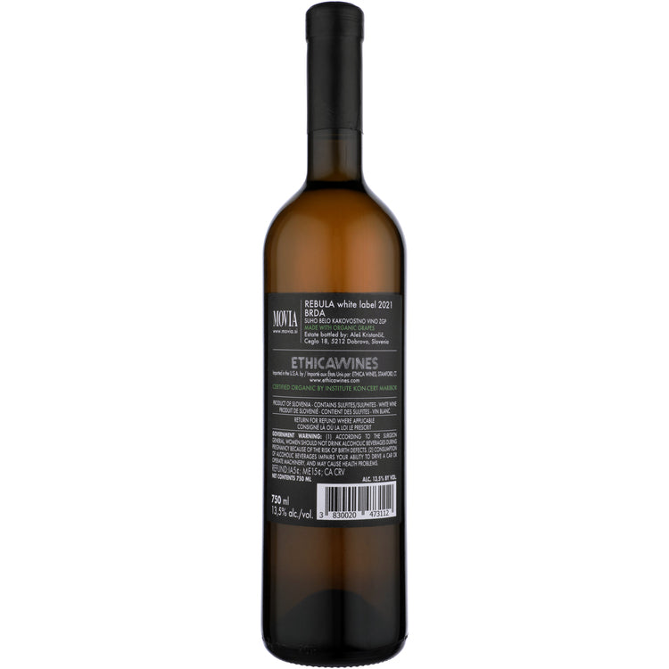 Movia Rebula Ribolla Goriska Brda 2021 - 750ML