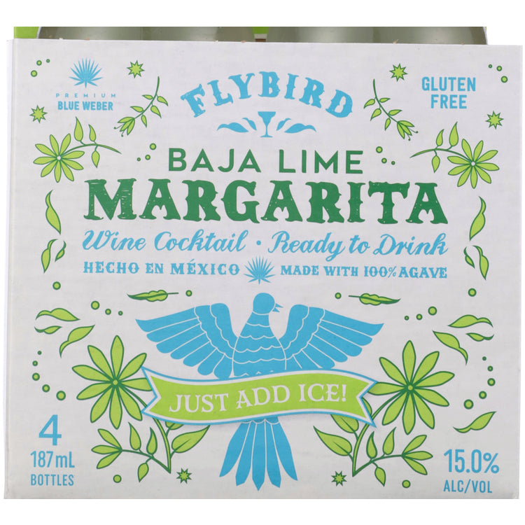 Flybird Baja Lime Margarita Wine Based Cocktail - 187ML