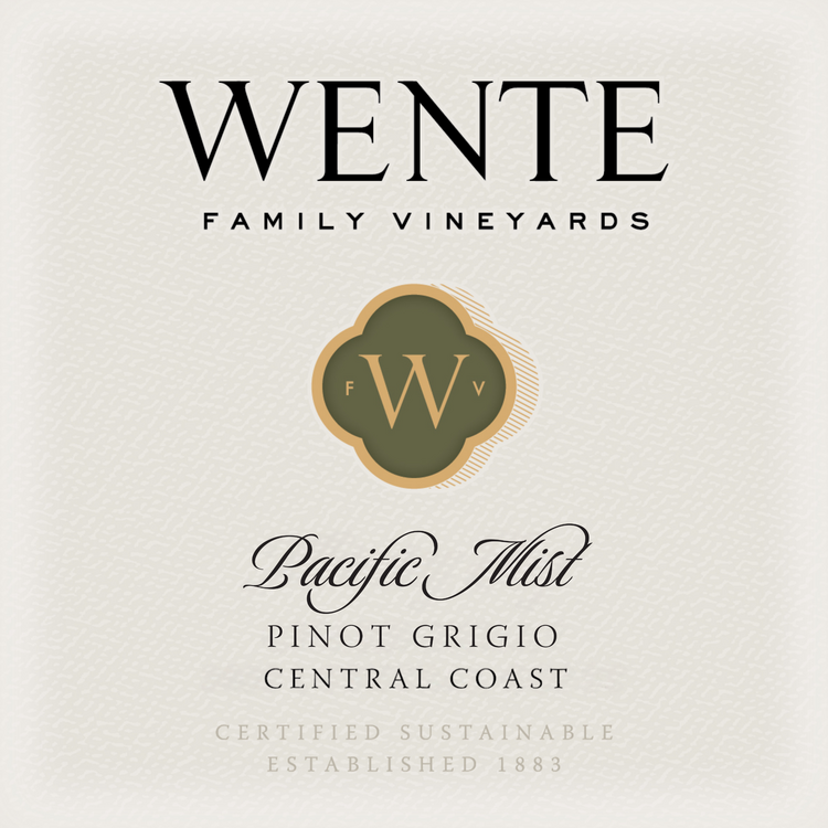 Wente Vineyards Pinot Grigio Pacific Mist Central Coast - 750ML