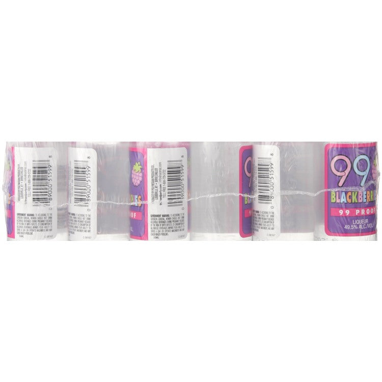 99 Brand Blackberry Schnapps 99 - 50ML - Front Label