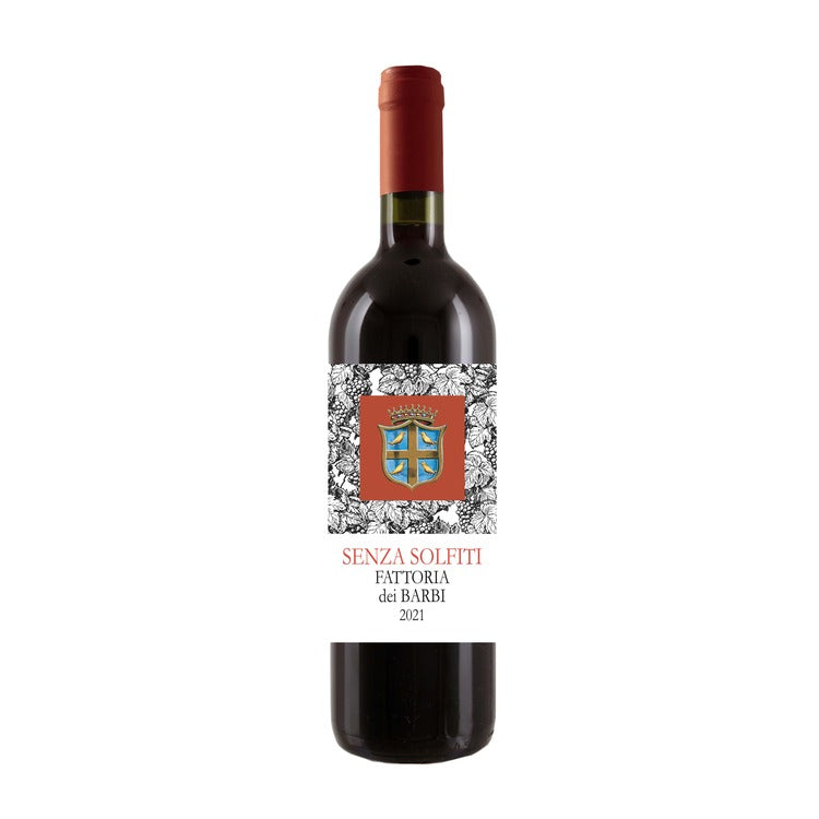 Fattoria Dei Barbi Toscana Rosso Senza Solfiti Aggiunti 2021 - 750ML