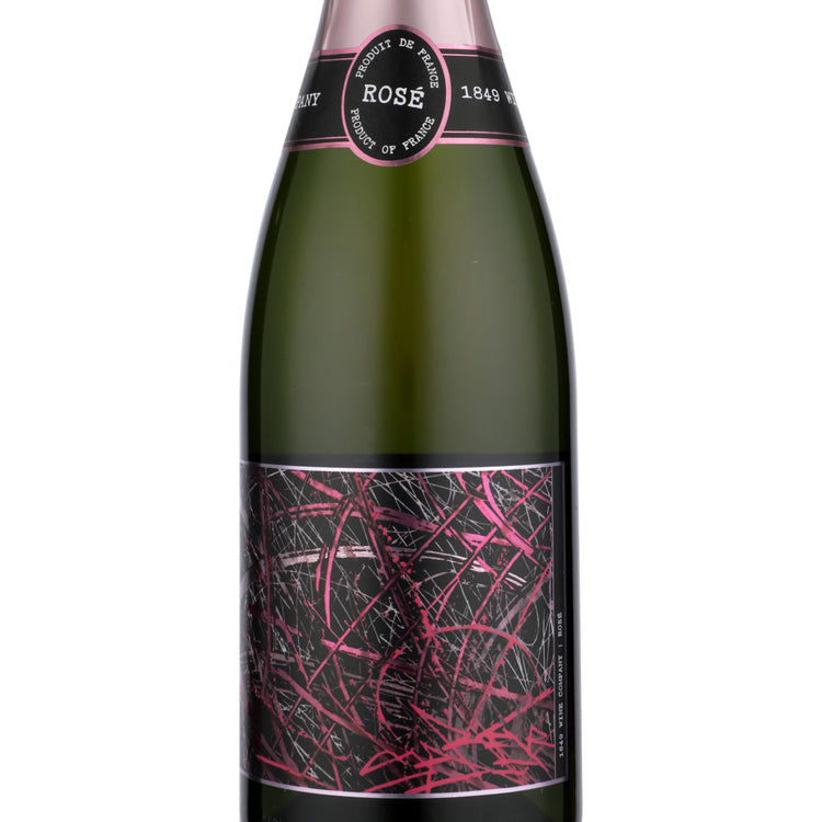 1849 Wine Company Brut Rose France - 750ML - Front Label