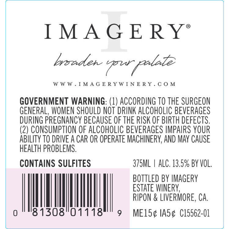 Imagery Cabernet Sauvignon California - 375ML - Back Label