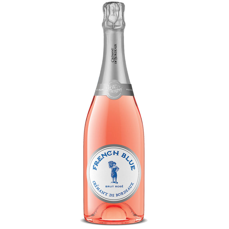 French Blue Cremant De Bordeaux Brut Rose - 750ML