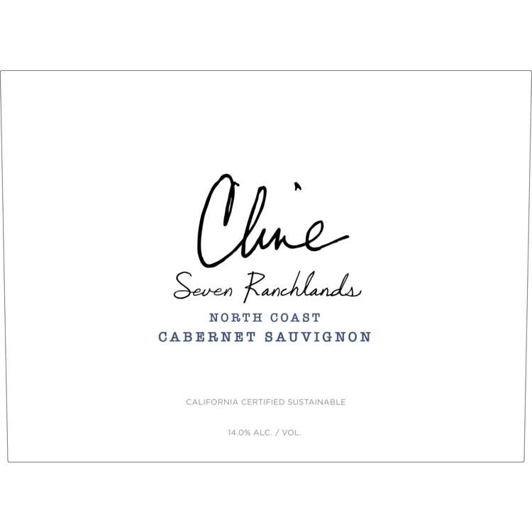 Cline Cabernet Sauvignon Seven Ranchlands North Coast 2022 - 750ML