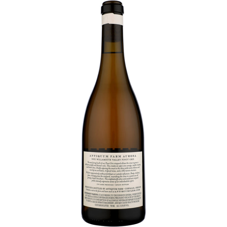 Antiquum Farm Pinot Gris Aurosa Willamette Valley 2021 - 750ML