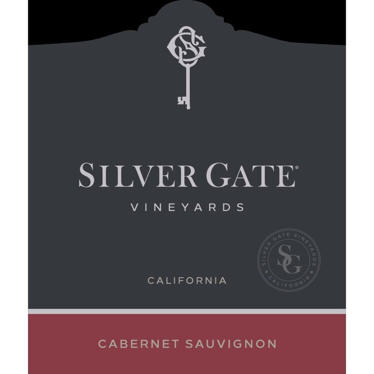 Silver Gate Vineyards Cabernet Sauvignon California - 750ML - Front Label