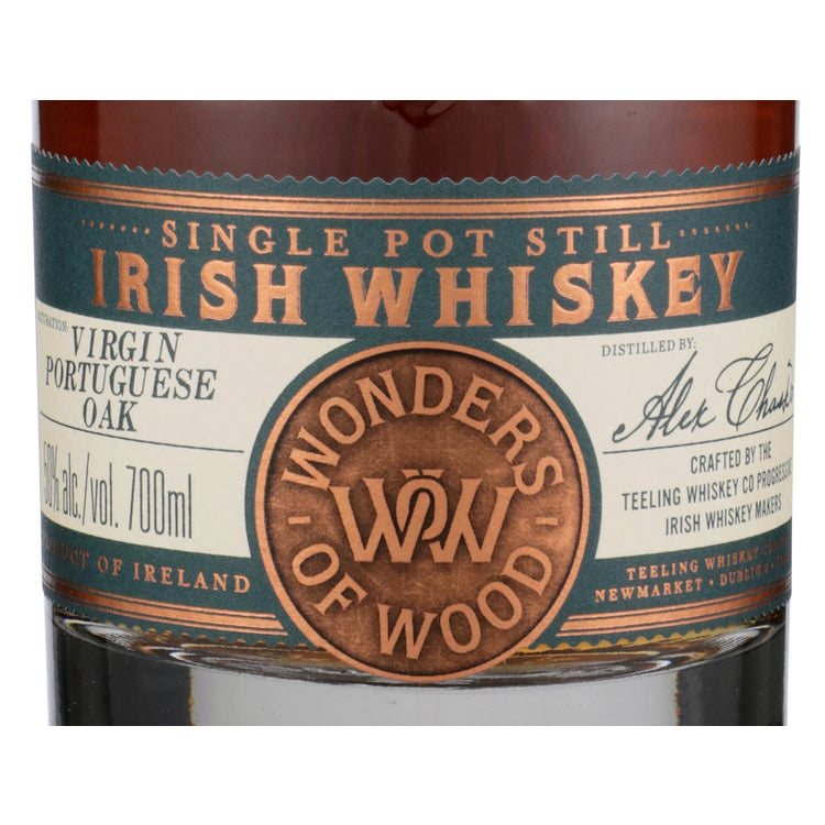 Teeling Single Pot Still Irish Whiskey Wonders Of Wood 100 - 700ML - Front Label