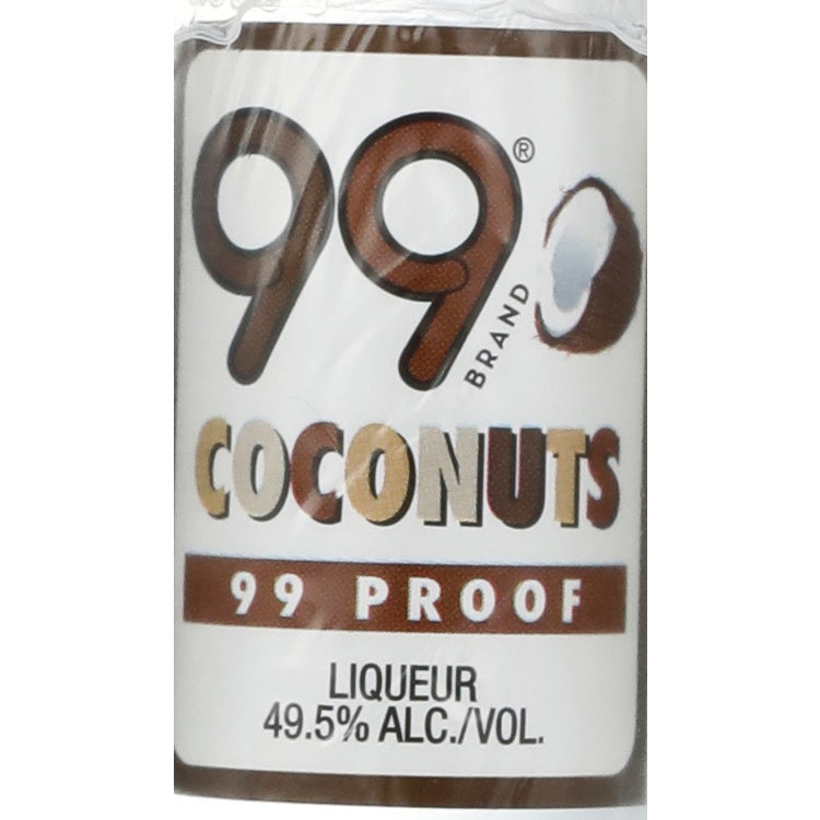 99 Brand Coconut Schnapps 99 - 50ML - Front Label
