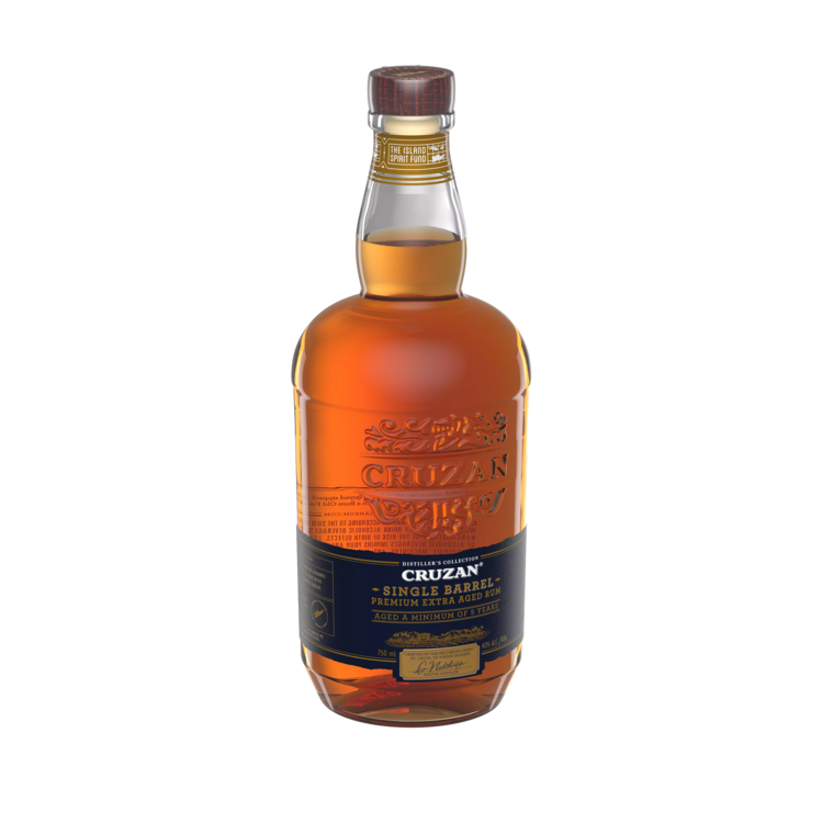 Cruzan Aged Rum Single Barrel Distiller's Collection 5 Yr 80 - 750ML - Front Label