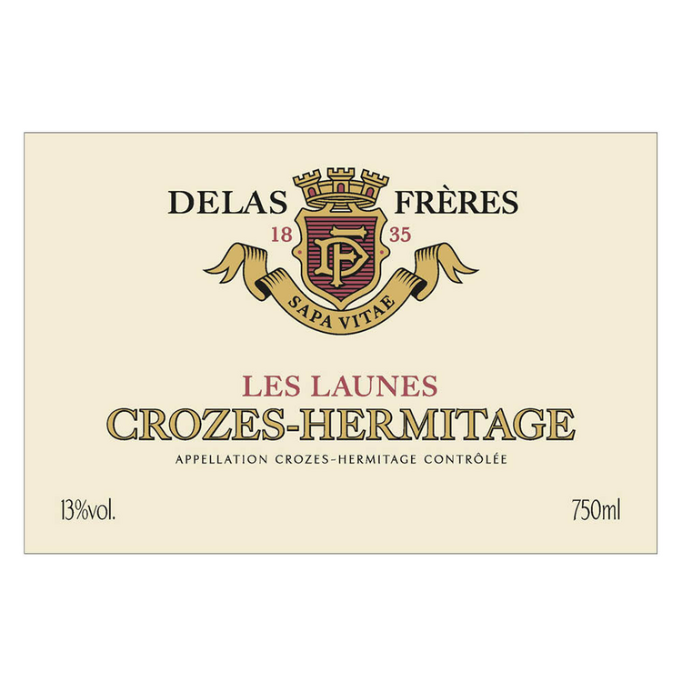 Delas Crozes Hermitage Blanc Les Launes 2023 - 750ML - Front Label