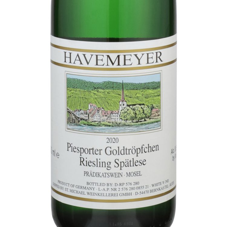 Havemeyer Riesling Spatlese Piesporter Goldtropfchen - 750ML - Front Label