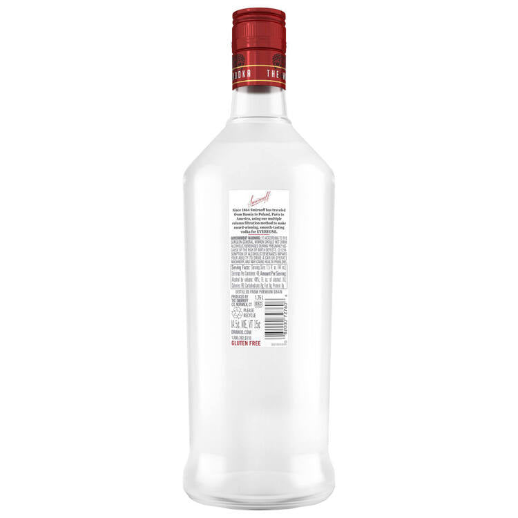 Smirnoff Vodka 80 - 1.75L