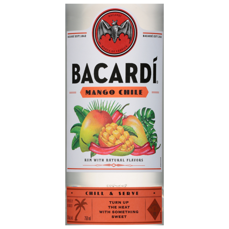 Bacardi Mango Chile Flavored Rum 70 - 750ML