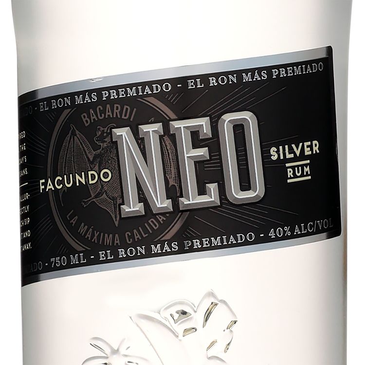 Facundo Light Rum Facundo Neo 80 - 750ML - Front Label