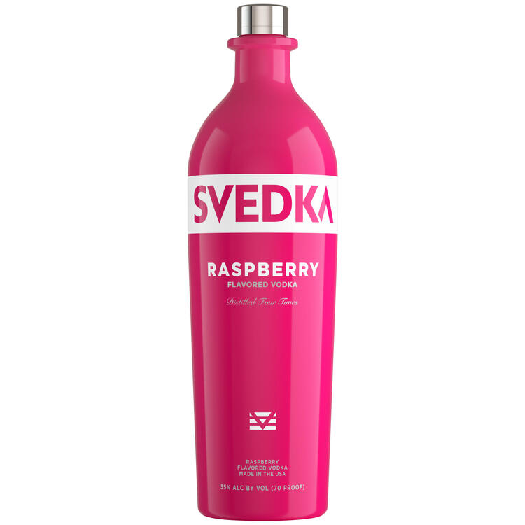 Svedka Raspberry Flavored Vodka 70 - 1.0L - Front Label