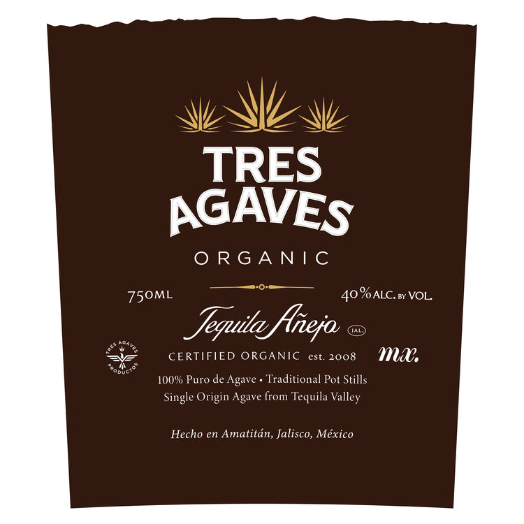 Tres Agaves Tequila Anejo 80 - 750ML