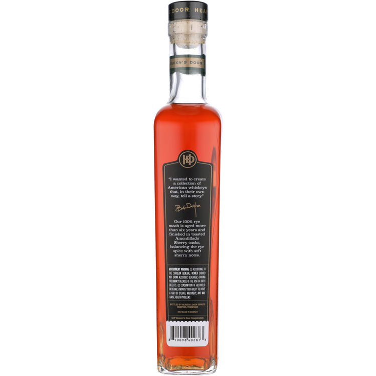 Heaven'S Door Straight Rye Whiskey Refuge Finished In Sherry Casks 92 - 750ML