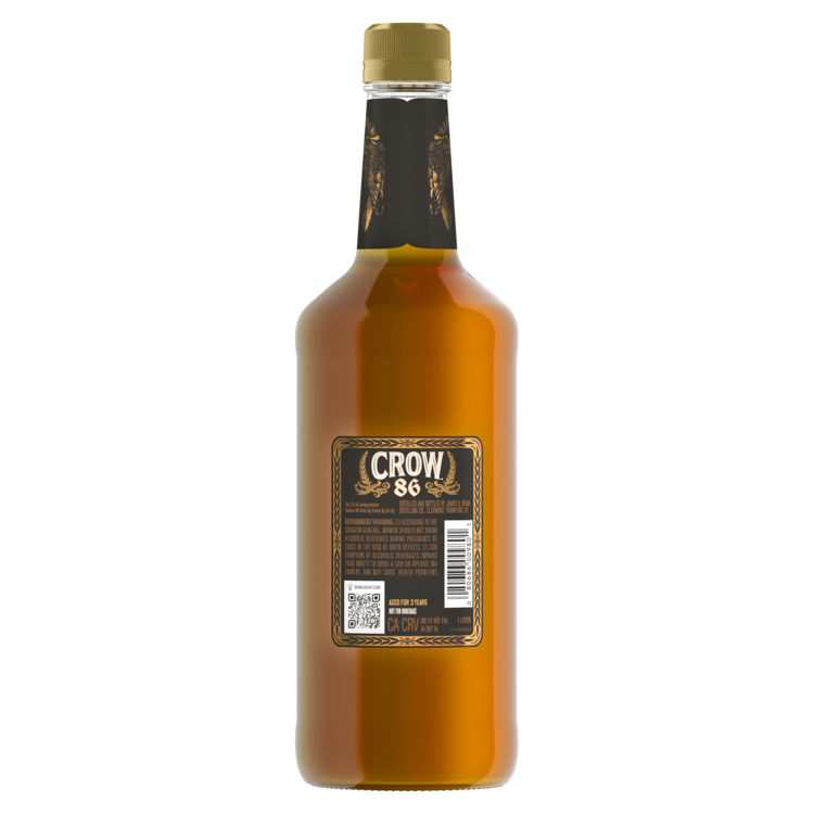 Crow 86 Straight Bourbon 3 Yr 86 - 1.0L - Back