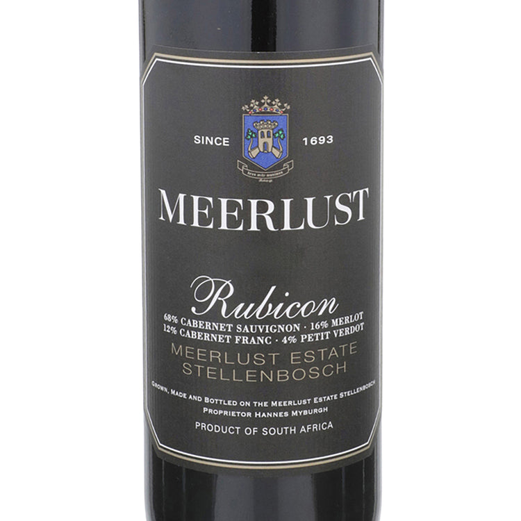 Meerlust Red Wine Rubicon Meerlust Estate Stellenbosch 2018 - 750ML