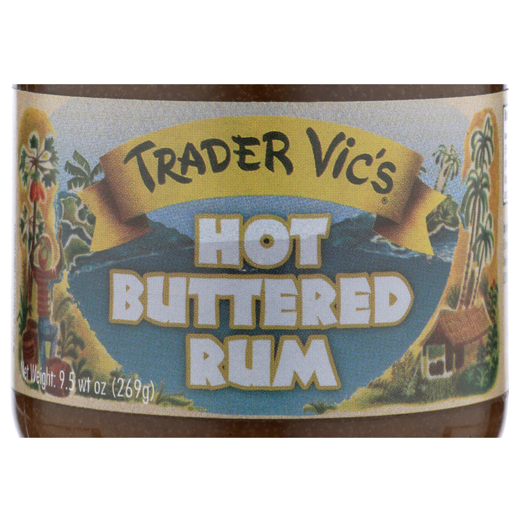 Trader Vic's Hot Buttered Rum - 9.5 Z - Front Label