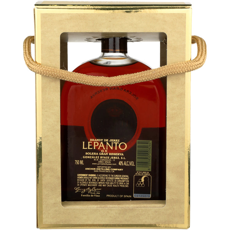 Lepanto Brandy De Jerez Oloroso Viejo Solera Gran Reserva 80 - 750ML
