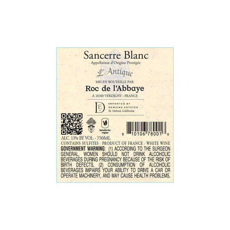 Roc De L'Abbaye Sancerre L'Antique 2023 - 750ML