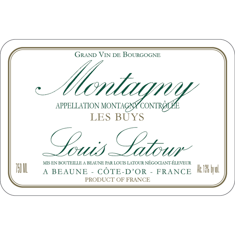 Louis Latour Montagny Les Buys 2022 - 750ML