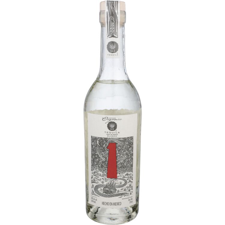 123 Tequila Blanco 80 - 375ML