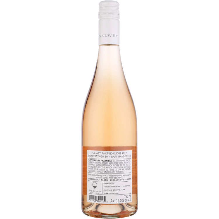 Salwey Pinot Noir Rose Kabinett Dry Baden 2022 - 750ML