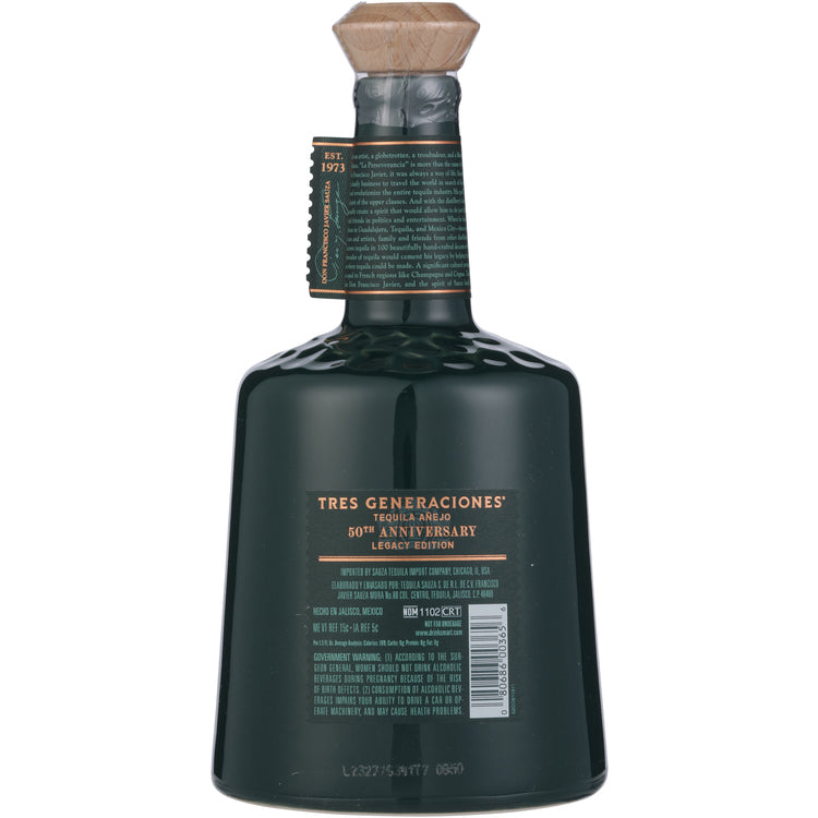 Tres Generaciones Tequila Anejo 50th Anniversary Legacy Edition 90 - 750ML