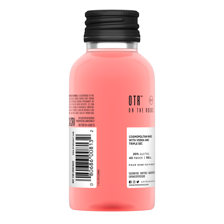 Otr-On The Rocks The Cosmopolitan Crafted With Effen Vodka 40 - 100ML - Back