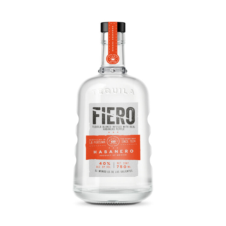 Fiero Tequila Blanco Infused With Habanero Pepper 80 - 750ML