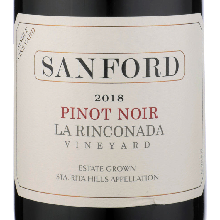 Sanford Pinot Noir La Rinconada Vineyard Santa Rita Hills 2018 - 750ML