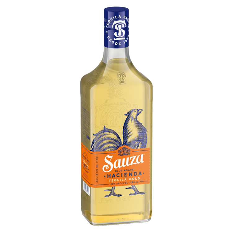 Sauza Hacienda Tequila Gold 80 - 750ML - Front Label