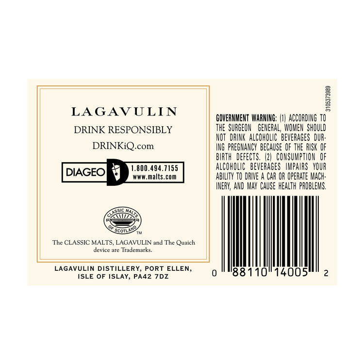 Lagavulin Single Malt Scotch 16 Yr 86 - 750ML