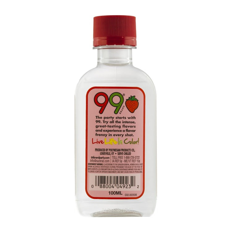 99 Brand Strawberry Fruit Liqueur 99 - 100ML