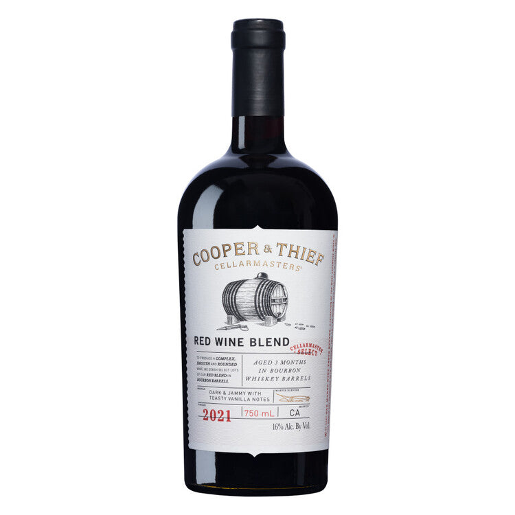 Cooper & Thief Red Wine Blend Bourbon Barrel Aged California - 750ML