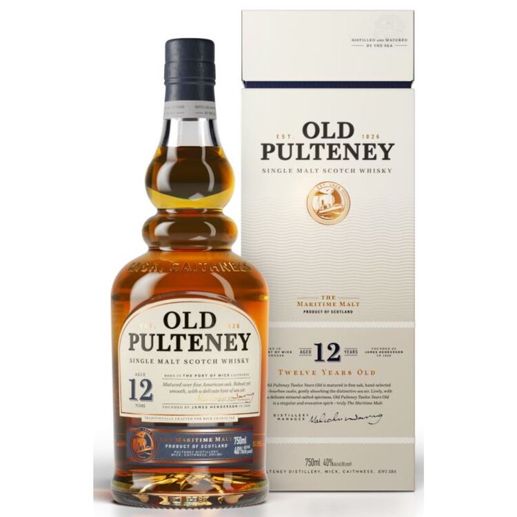 Old Pulteney Single Malt Scotch 12 Yr 80 - 750ML