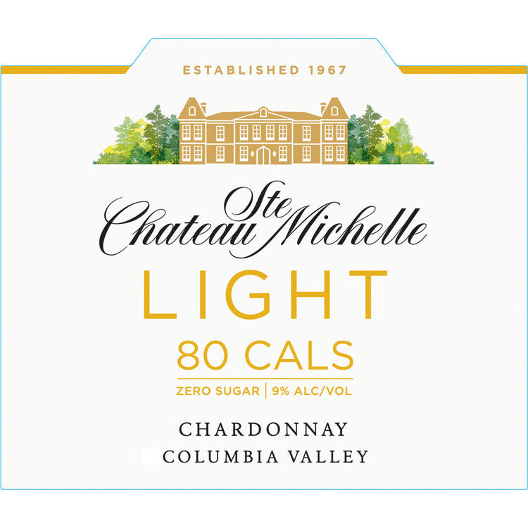 Chateau Ste. Michelle Chardonnay Light Columbia Valley - 750ML - Front Label