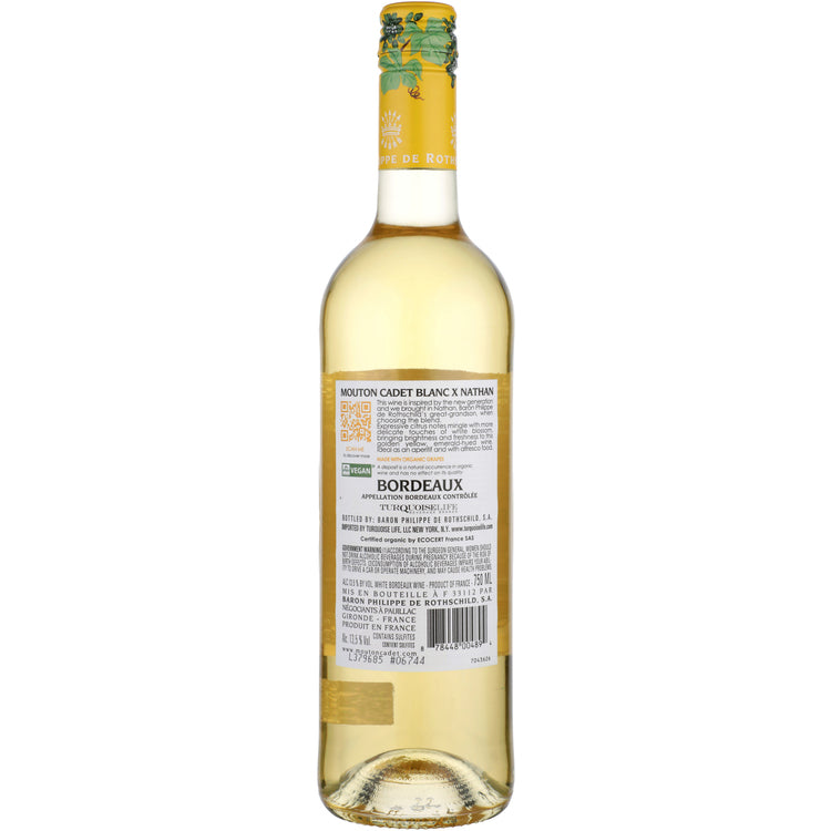 Mouton Cadet Bordeaux Sauvignon Blanc Nathan Organic 2023 - 750ML