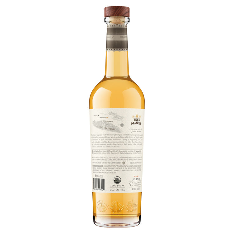 Tres Agaves Tequila Anejo 80 - 750ML
