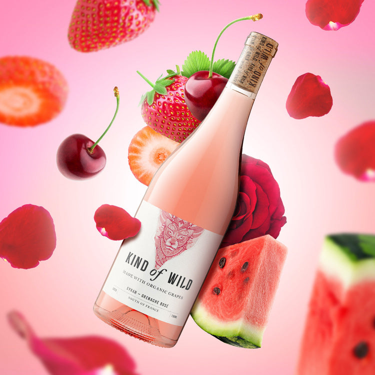 Kind Of Wild Pays D'Herault Rose Syrah-Grenache 2022 - 750ML