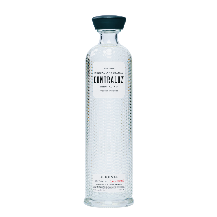 Contraluz Mezcal Artesanal Reposado Cristalino 80 - 700ML - Front