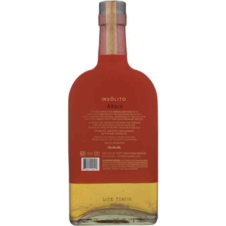 Insolito Tequila Anejo 80 - 750ML
