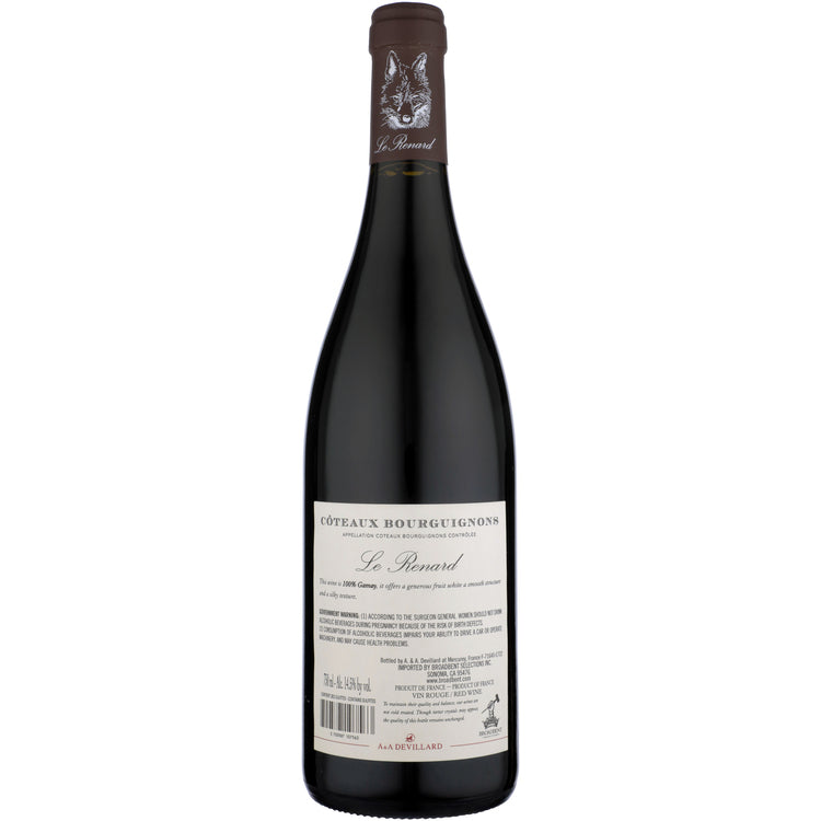 Le Renard Coteaux Bourguignons Rouge 2020 - 750ML