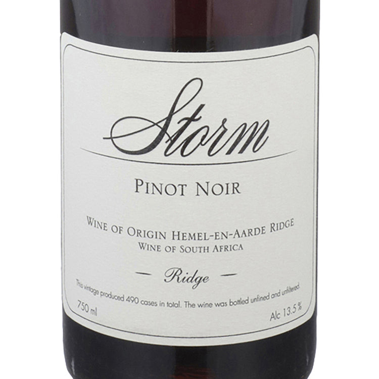 Storm Pinot Noir Ridge Hemel En Aarde Ridge 2019 - 750ML