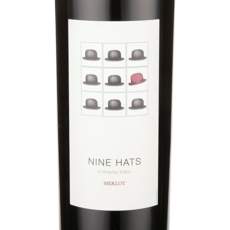 Nine Hats Merlot Columbia Valley 2019 - 750ML