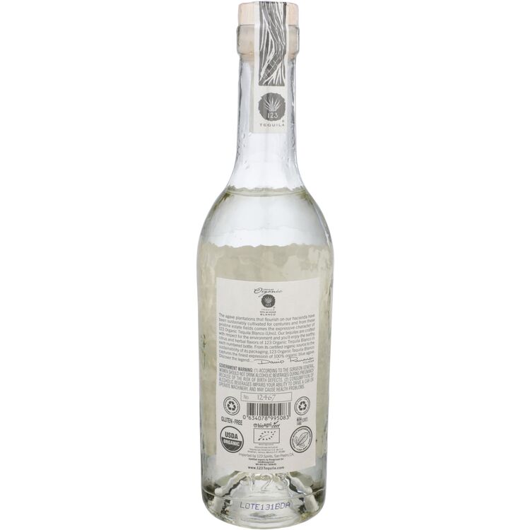 123 Tequila Blanco 80 - 375ML